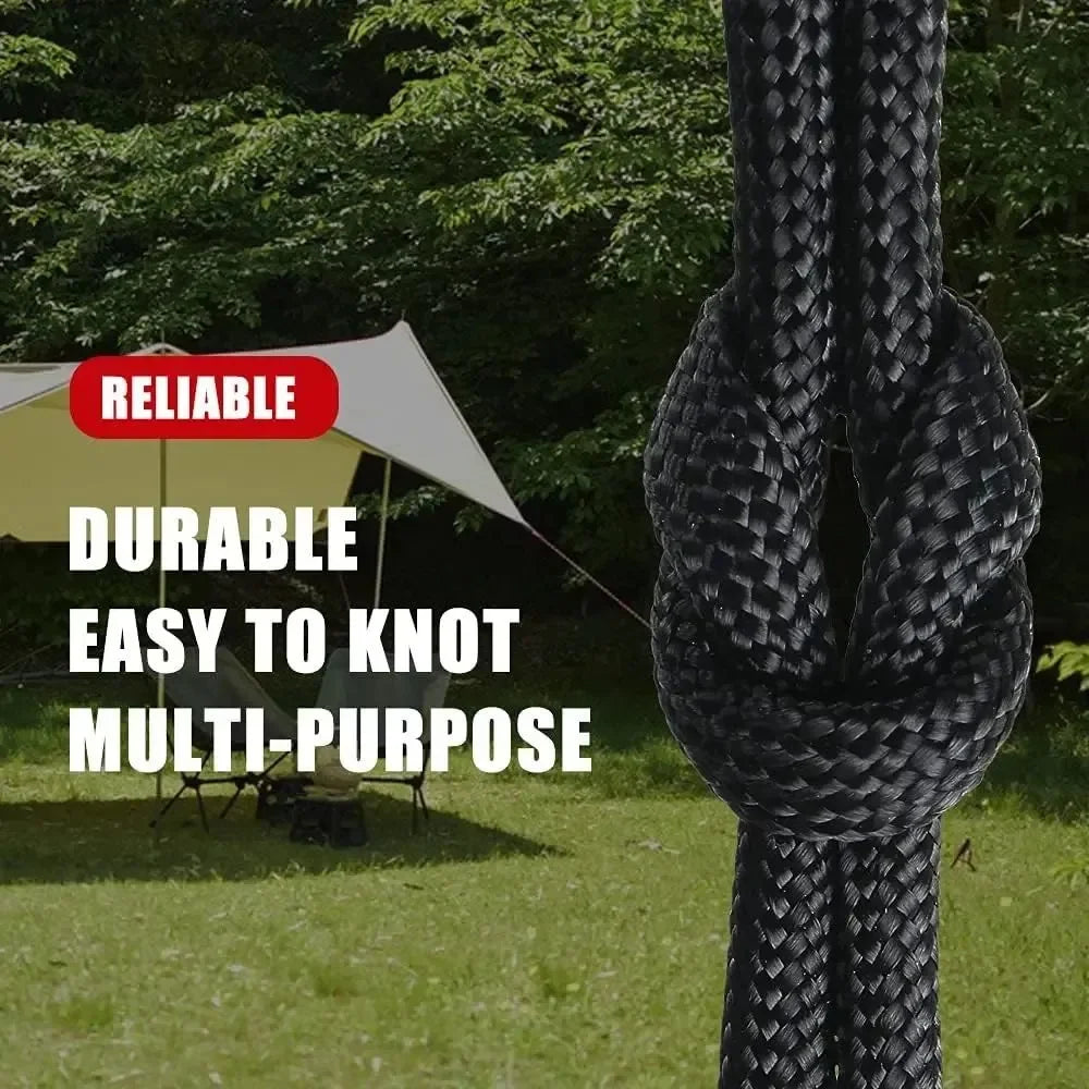 Braided Paracord for Camping and Hiking, Handmade DIY Rope