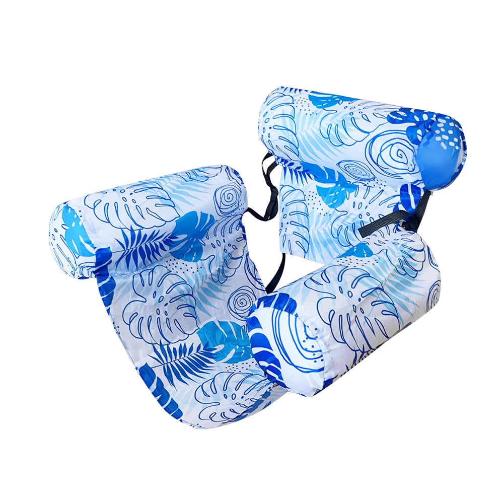 APWIKOGER Inflatable Pool Lounger Chair With Arm and Backrest