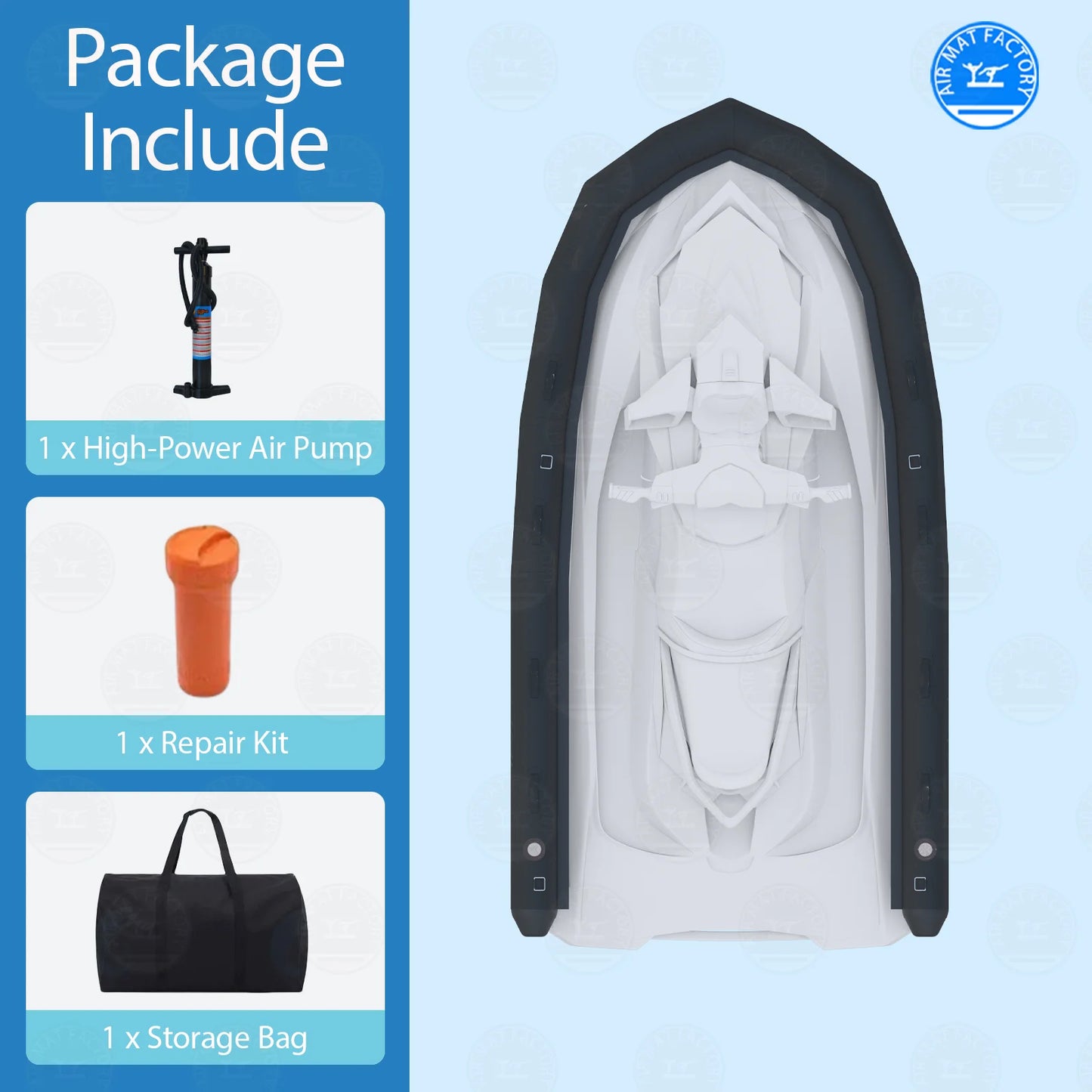 EJIA Inflatable PVC Jet Ski Collar For Yamaha Motorboats Rescue