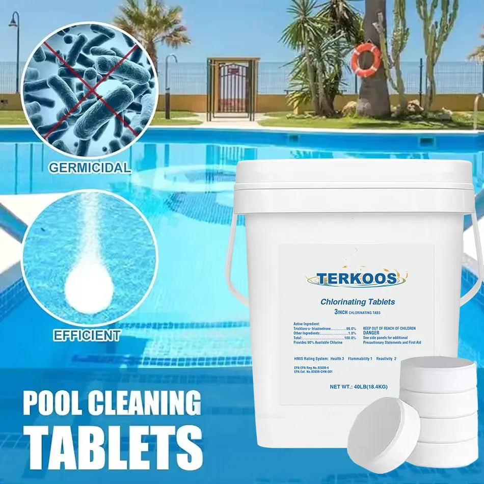 Keezumy Stabilized Chlorine Tablets For Swimming Pools
