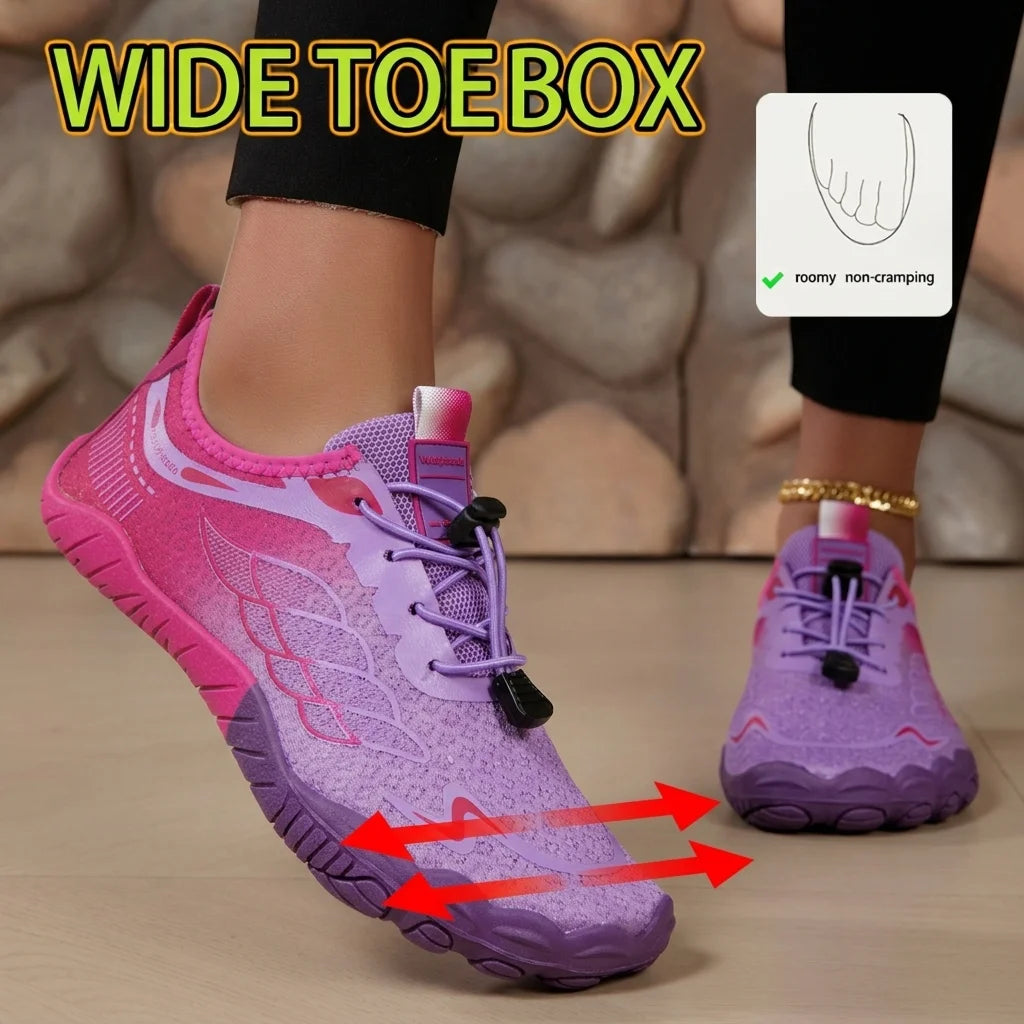Barefoot Water Shoes With Breathable Mesh And Non Slip Sole