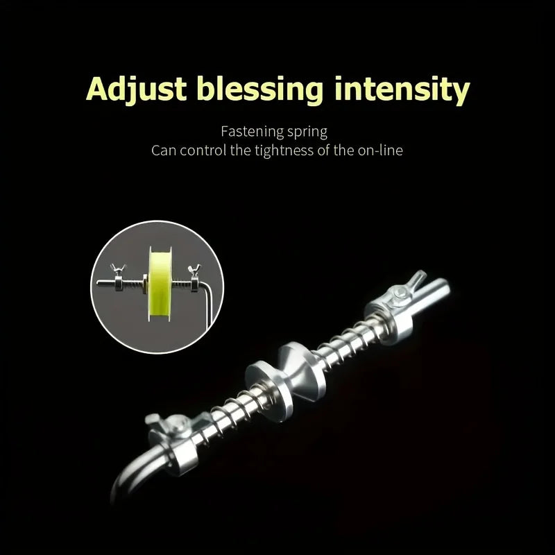 Aluminum Alloy Fishing Line Winding Machine Outdoor Use
