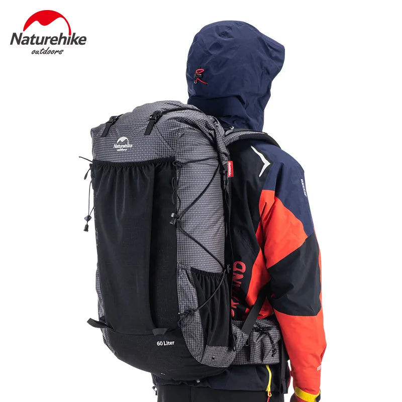 Naturehike Outdoor Mountaining Backpack Waterproof High Capacity Sports Climbing Ultralight Hiking Travel Bag With Rain Cover