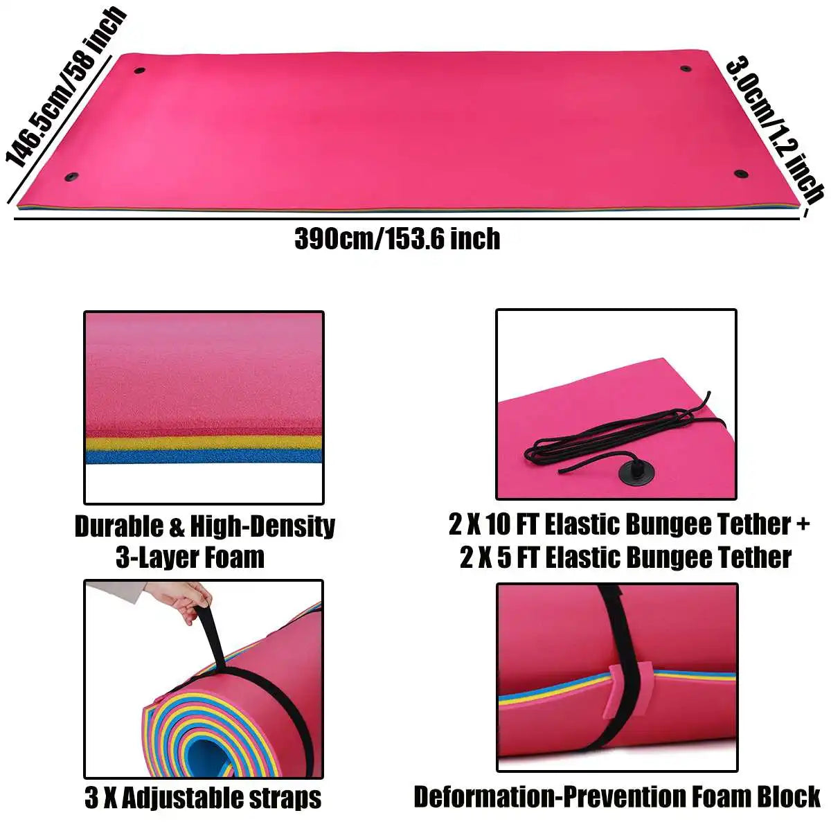 XPE Foam Floating Pool Mat TearResistant Water Blanket