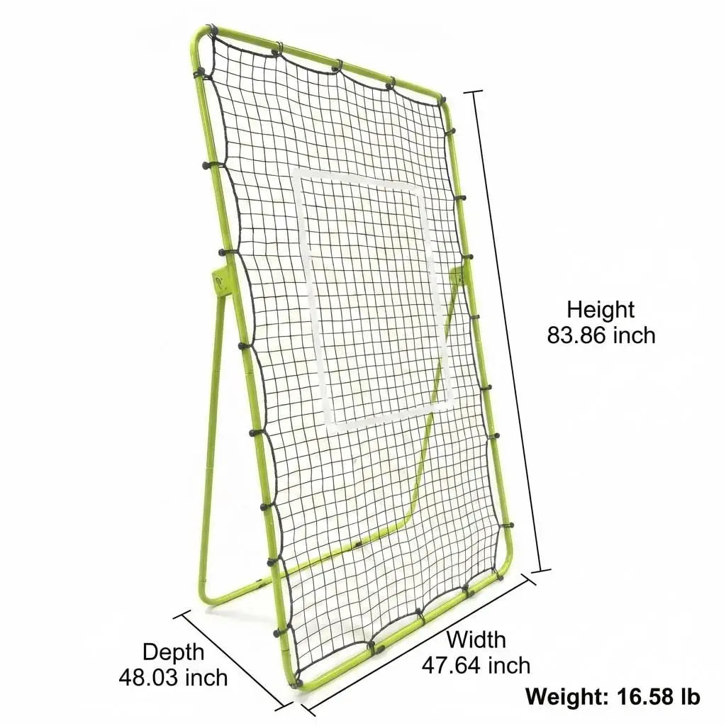 HiMISS Volleyball Rebounder Net for Bumping, Setting, Spiking