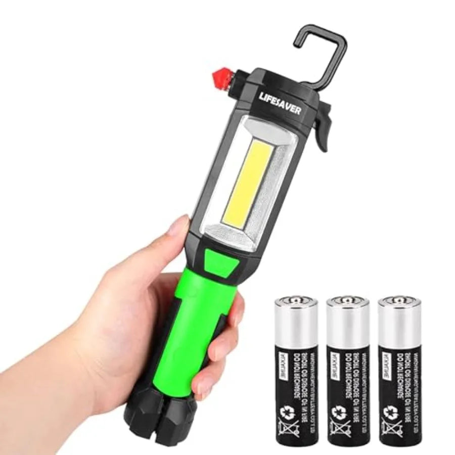 9 In 1 Emergency Auto Tool With LEDLight Glass Breaker