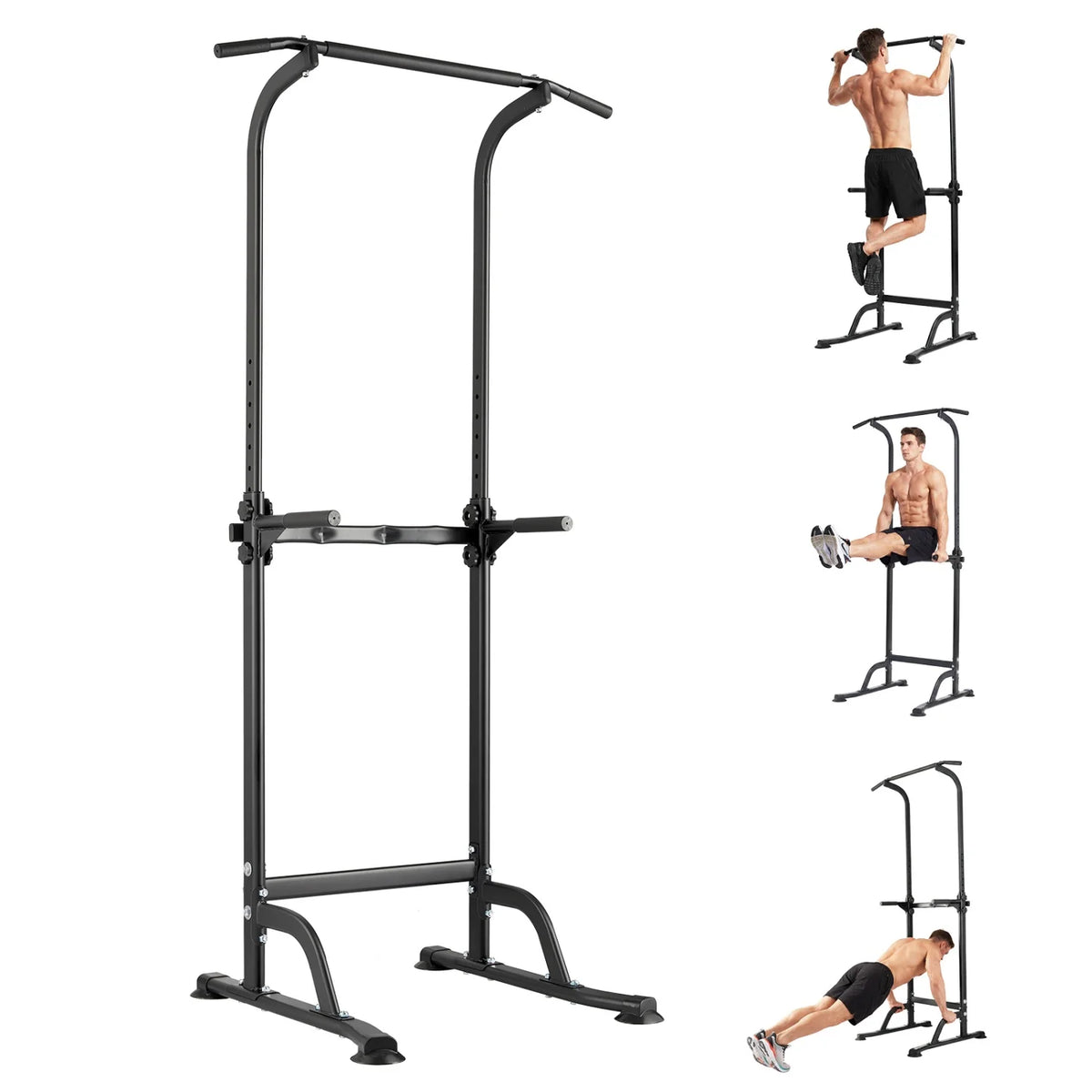 HiMISS Power Tower Pull Up Dip Station Home Gym Trainer