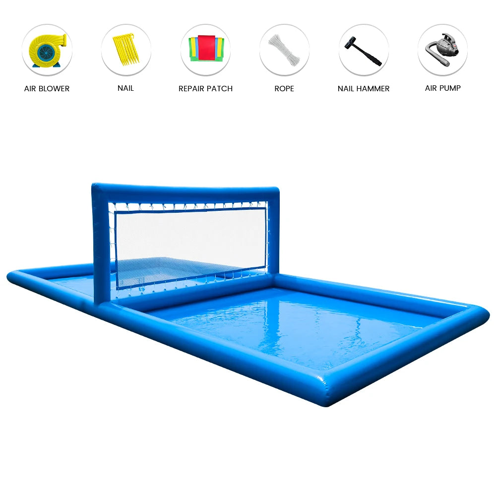 RTS Inflatable Volleyball Court Outdoor Water Sports Play Area