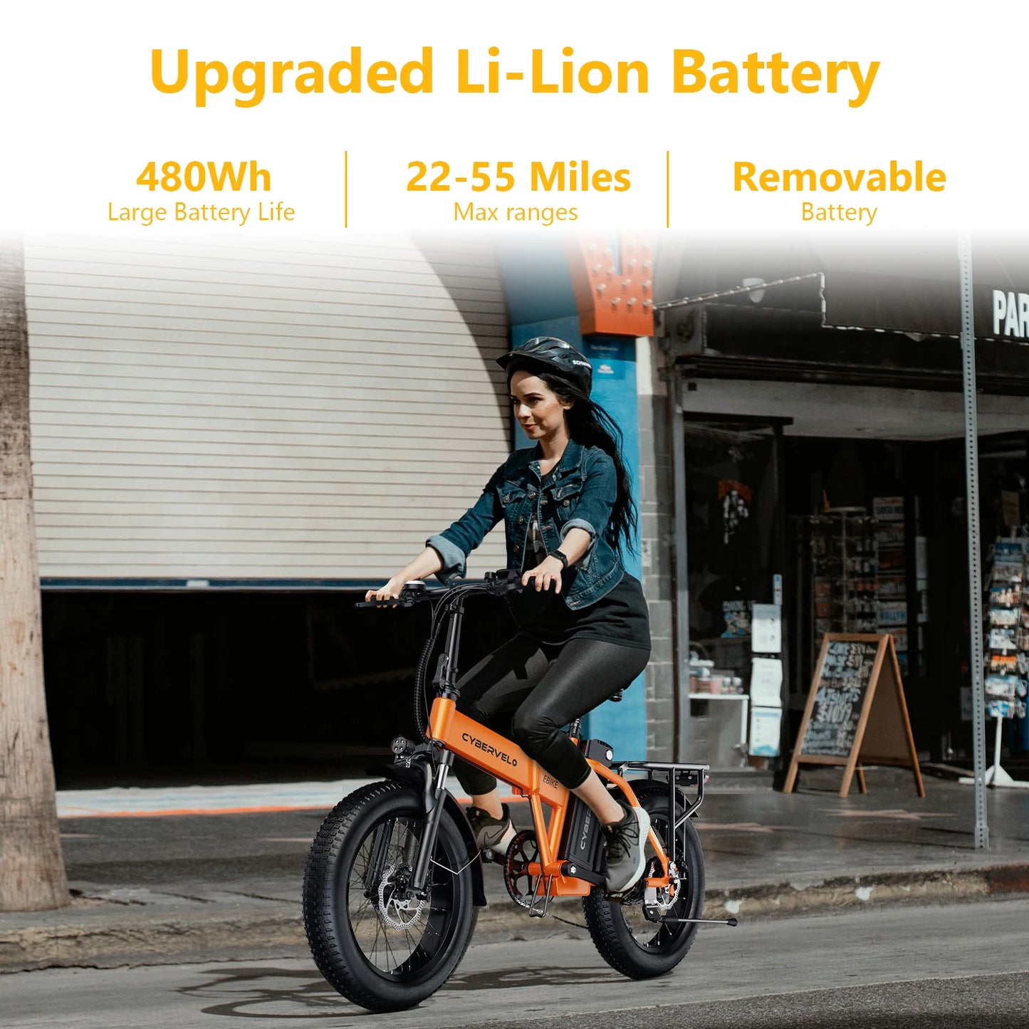 CYBERVELO Mars700 Electric Fat Tire Mountain Bike For Adults