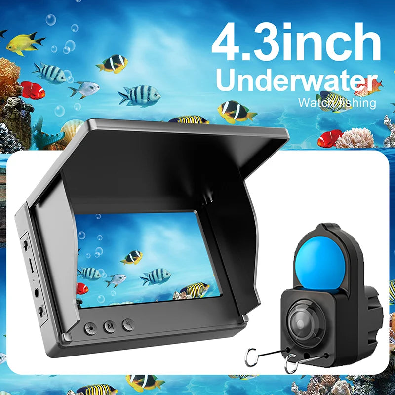 IP68 Waterproof Underwater Fishing Camera With Night Vision And Depth Finder