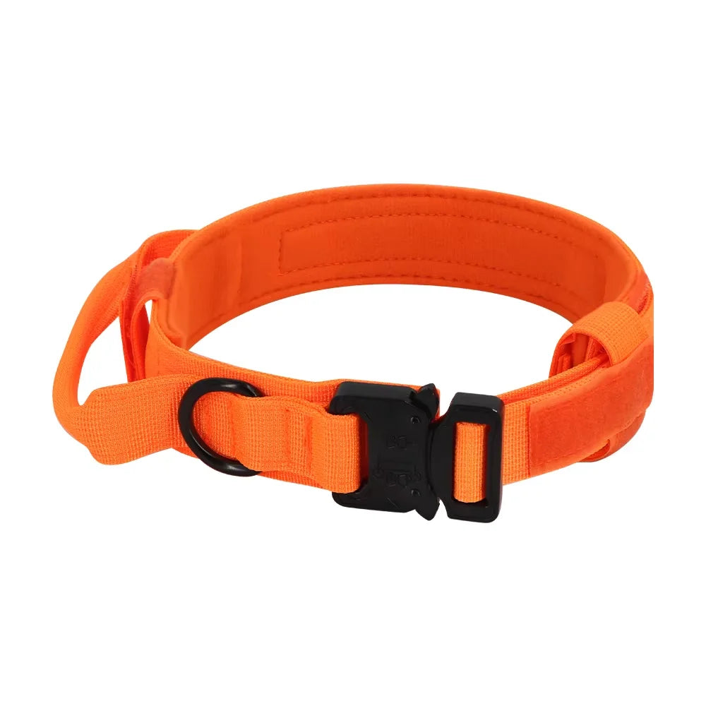 PETRAVEL Tactical Dog Collar And Leash Set With Control Handle