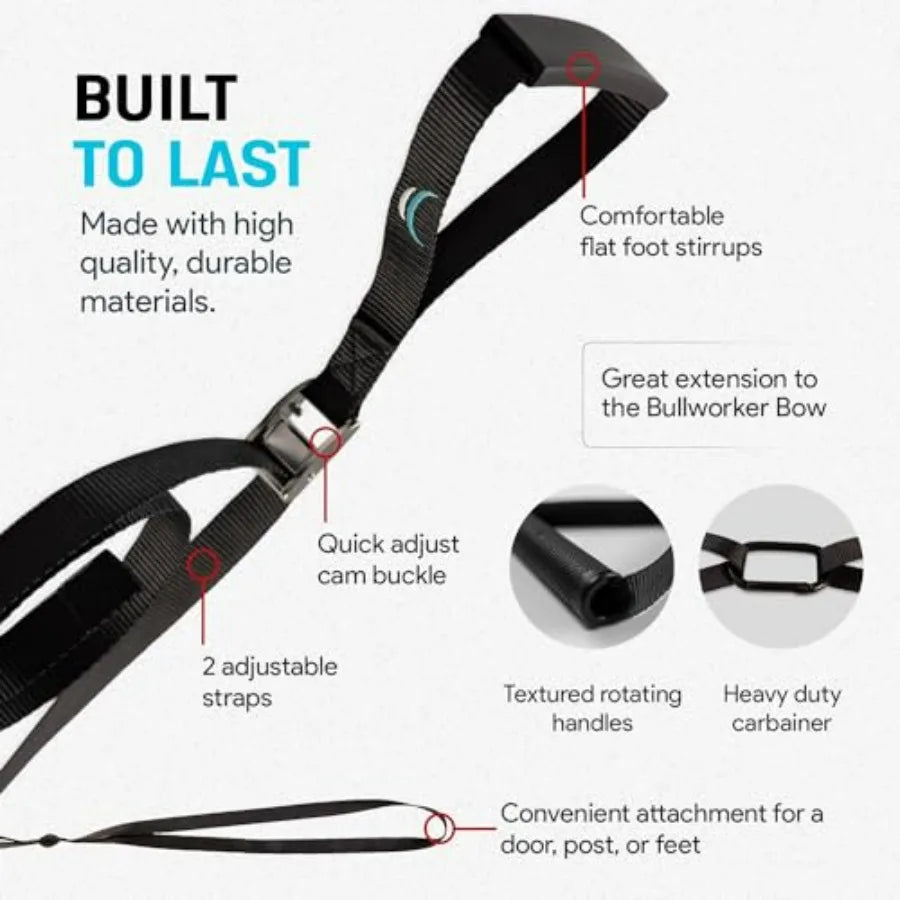 ISOFLO Suspension Trainer Straps And Resistance Bands For Calisthenics