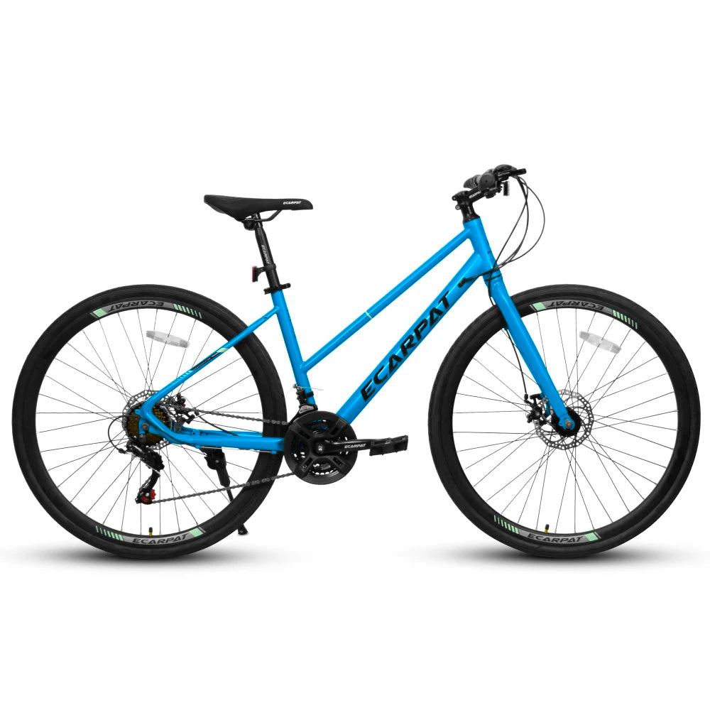 21-Speed Road Bike With Dual Disc Brakes For Urban Commuting
