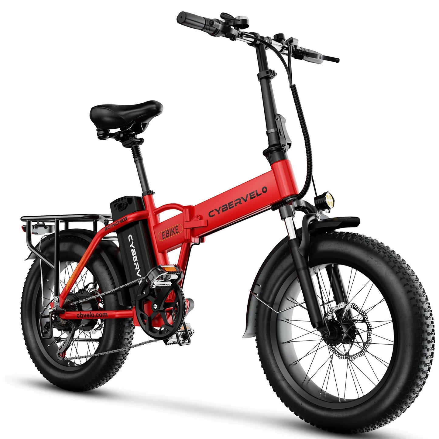 CYBERVELO EK4 Folding 1000W Electric Bike All Terrain 48V Battery