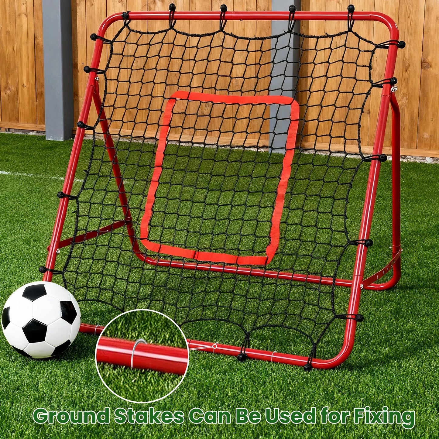 Baseball Rebounder Pitch Back Net With 3 Ball Return Modes