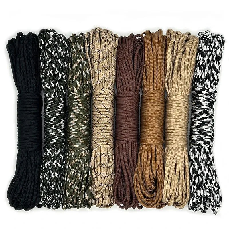Braided Paracord for Camping and Hiking, Handmade DIY Rope
