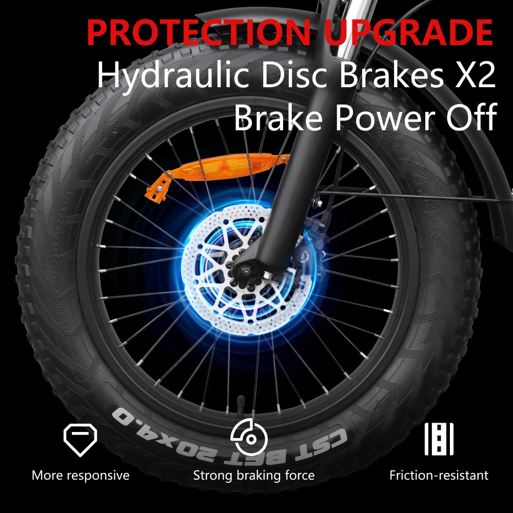 HX Q3 2000W Fat Tire Electric Bike