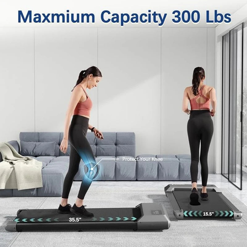 Superun 2 In 1 Home Treadmill 2.5HP LCD Display Plus