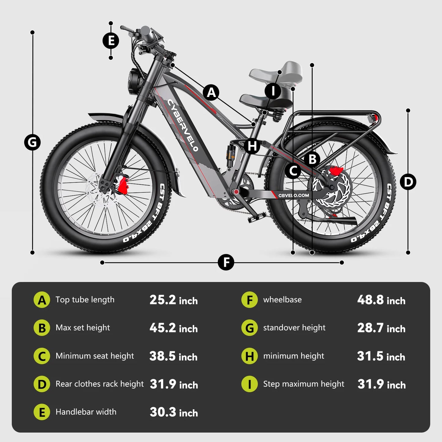 CYBERVELO EK9 5000W Peak Electric Bicycle With Built In Battery