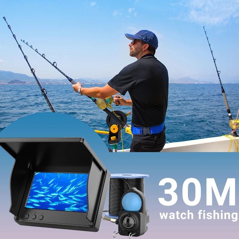 IP68 Waterproof Underwater Fishing Camera With Night Vision And Depth Finder