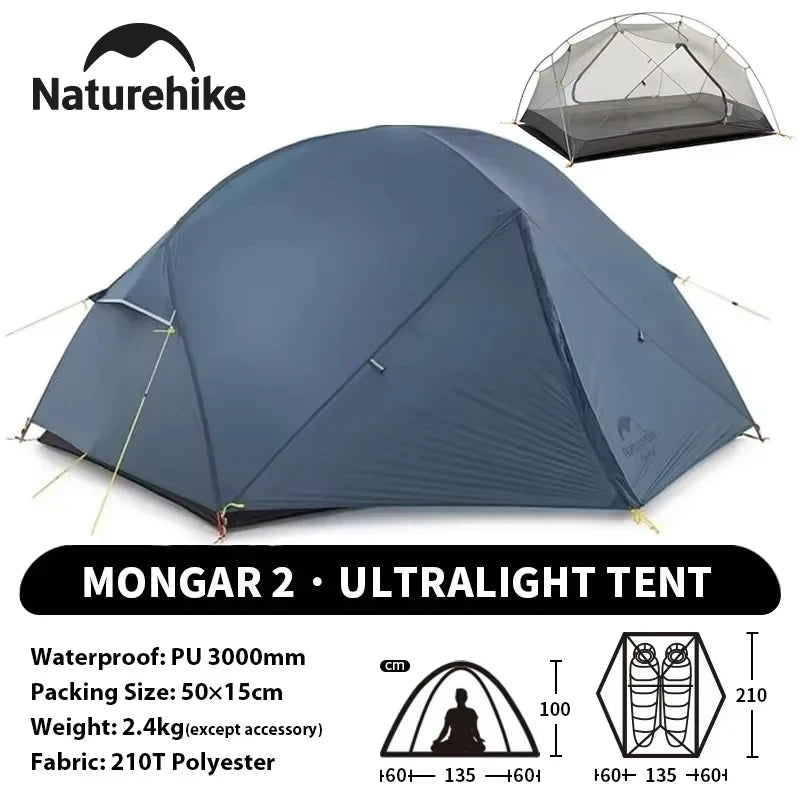 Naturehike Mongar Backpacking Tent Ultralight Waterproof