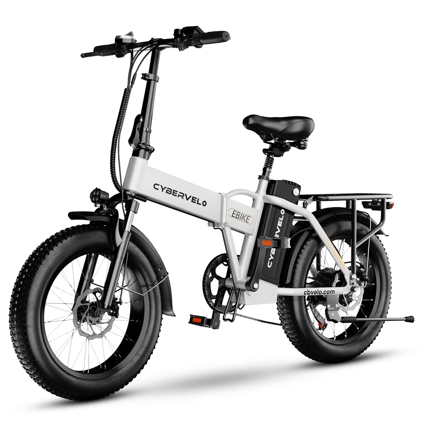 CYBERVELO EK4 Folding Electric Bike 1000W 48V Battery 30 MPH