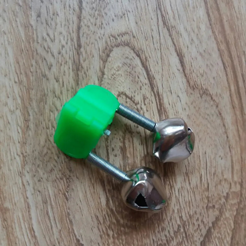 Double Bell Fishing Indicator Alarm Clips For Rod Night Fishing