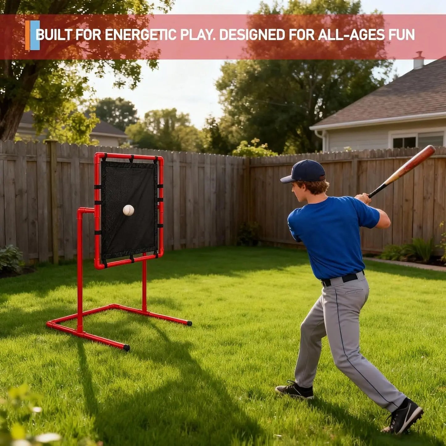 HiMISS Baseball Strike Zone Pitching Trainer for Plastic Balls