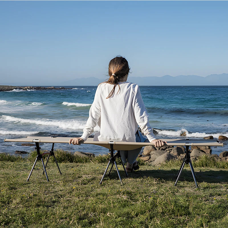 WESTTUNE Portable Folding Bed Ultra Light Aluminum For Camping