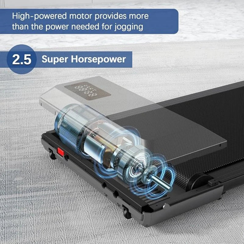 Superun 2 In 1 Home Treadmill 2.5HP LCD Display Plus