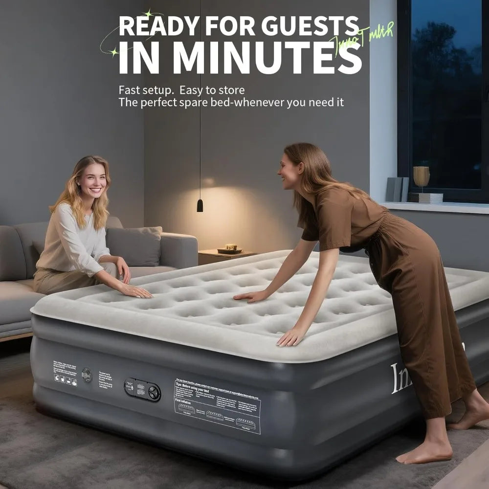 InnoTruth Air Mattress With Built In Pump Inflatable