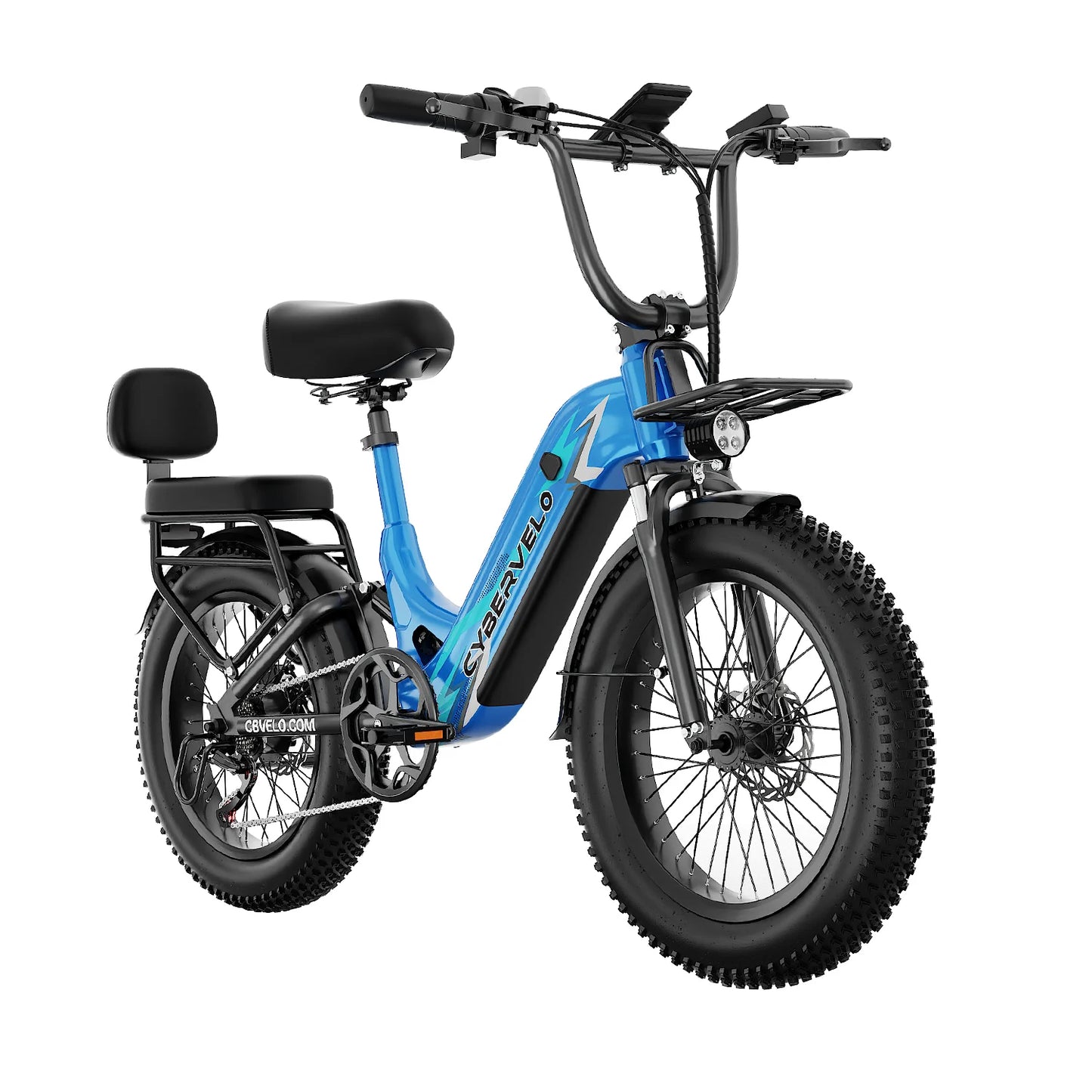 Cybervelo 1500W Step Thru Electric Bike With 20Ah Battery