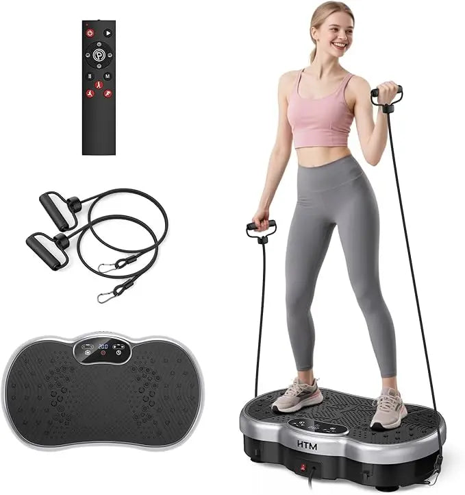 HTMM Fitness Vibration Plate Whole Body Machine 120 Speed Levels