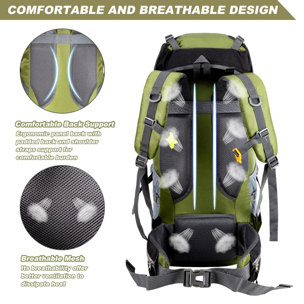 Night Cat Lightweight Waterproof Camping Hiking Backpack