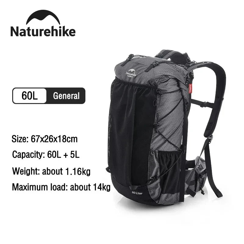 Naturehike Waterproof Mountain Backpack For Hiking Climbing Travel