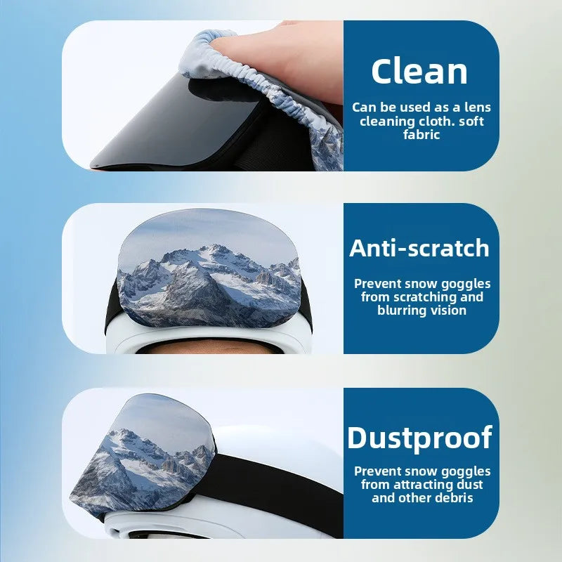 Scratchproof Ski Goggle Cover for Snow Sports Protector