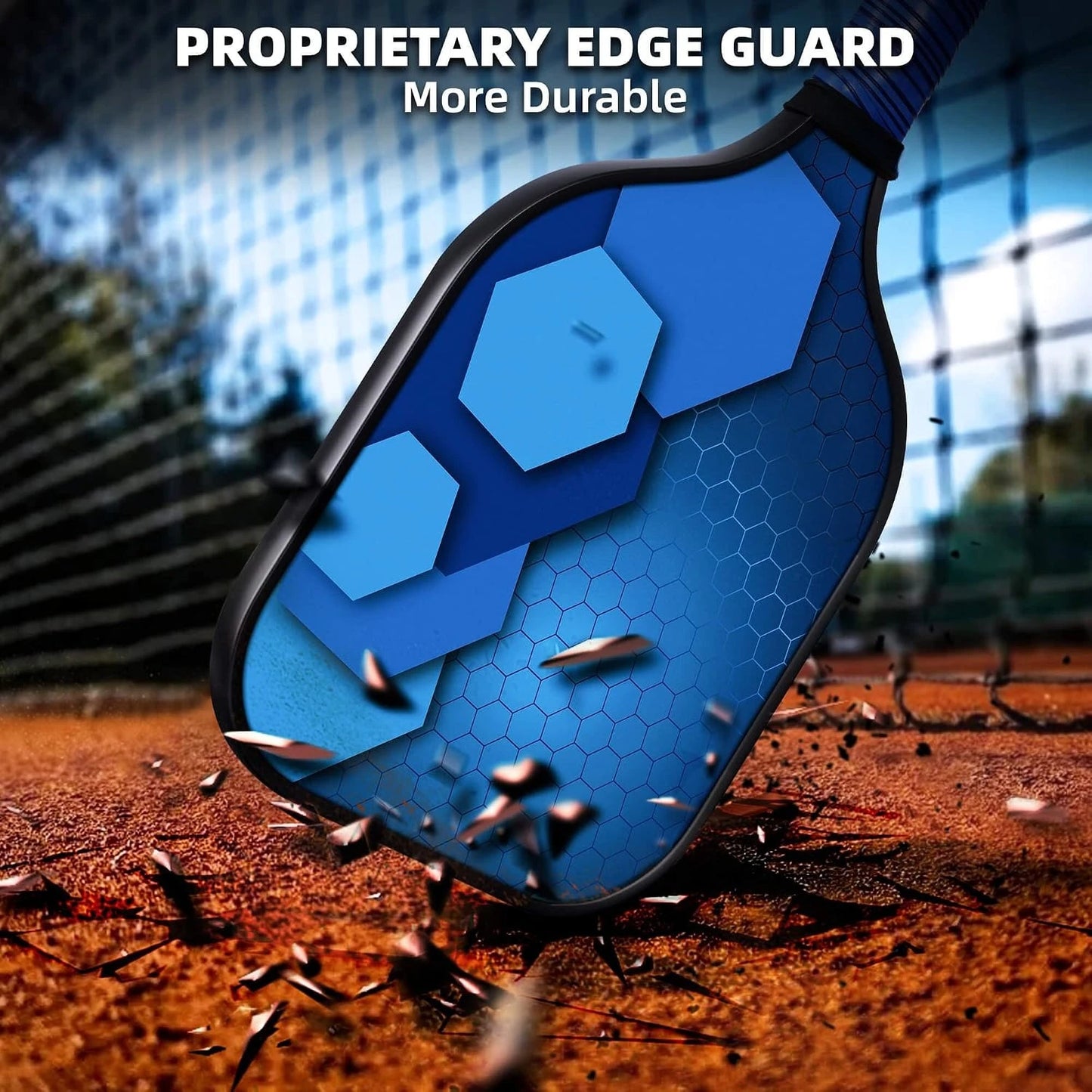 USAPA Approved Fiberglass Pickleball Paddle Set With Extra Balls