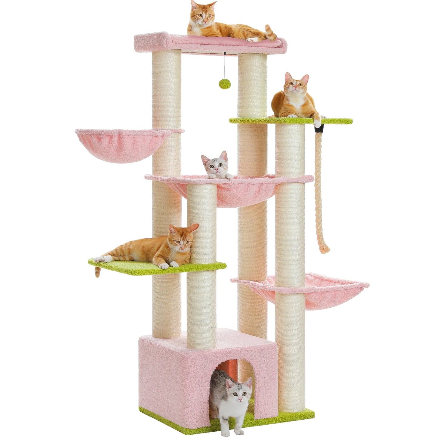 Pawz Road Large Robust Cat Tree Tower With Hammock