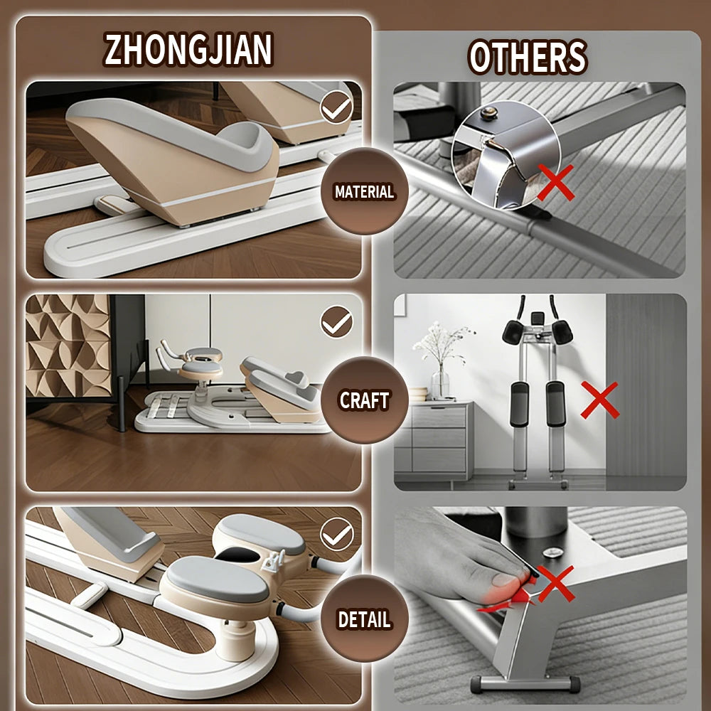 Spine Twist And Stretch Trainer For Low Impact Home Gym