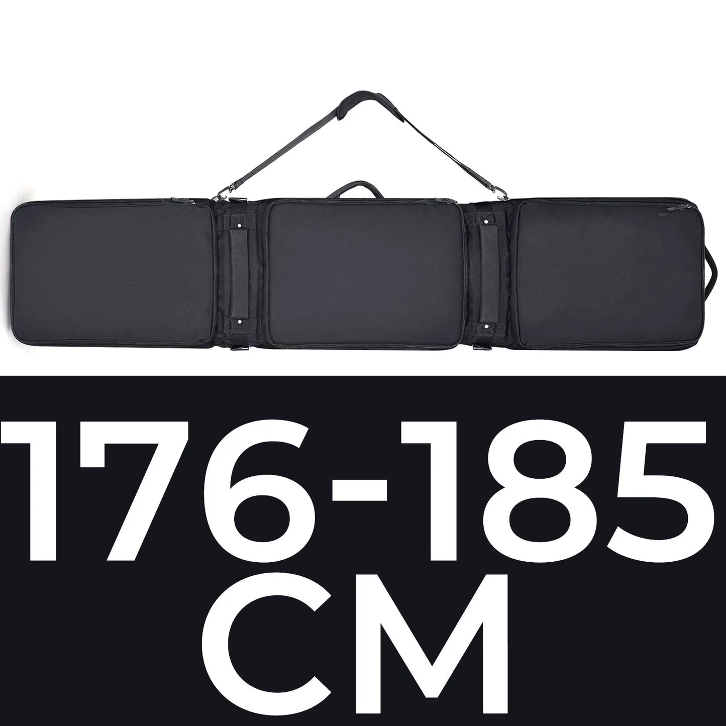 Wheeled Ski And Snowboard Bag Carrier Case For Winter Sports