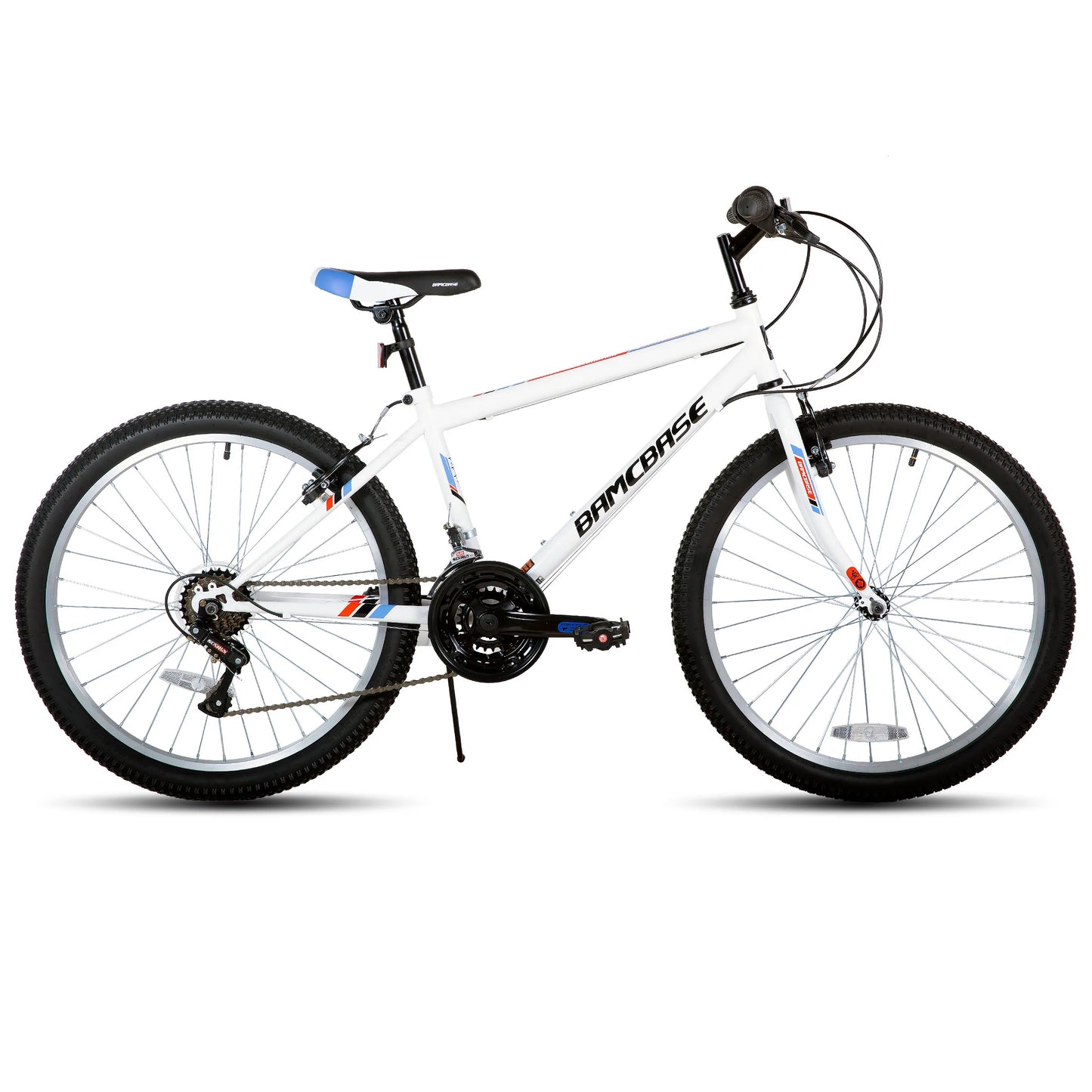 HILAND 18-Speed Mountain Bike Unisex Steel Frame MTB