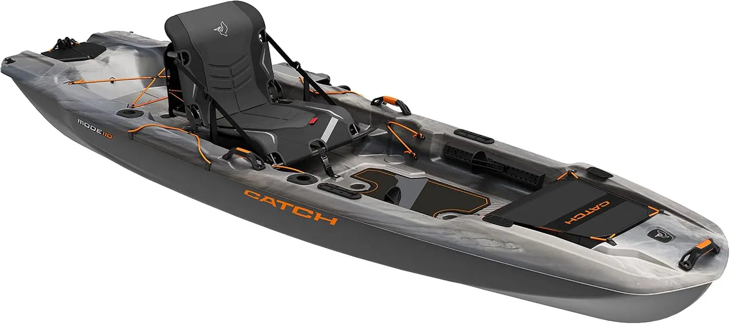 High Quality Pelican Catch Mode 110 Kayak Stable Durable Outdoor Recreation Fishing Kayak for Anglers Beginner and Experienced Paddlers Water Sports Kayaking