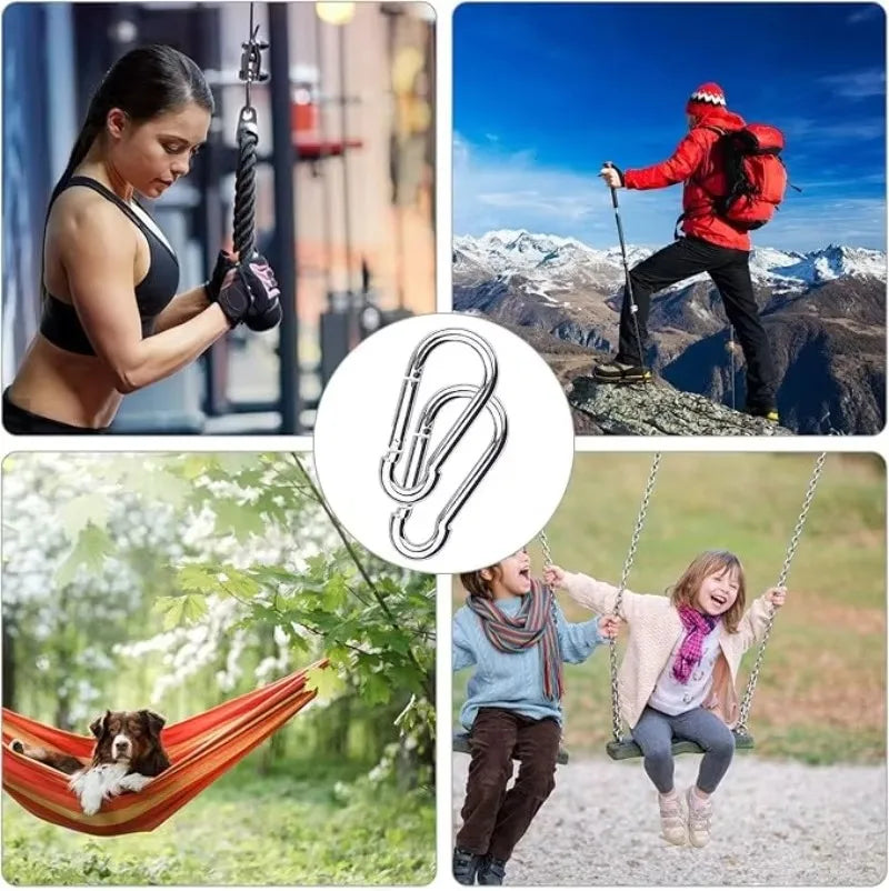 Mini Nylon Carabiner for Outdoor Gear and Keychain