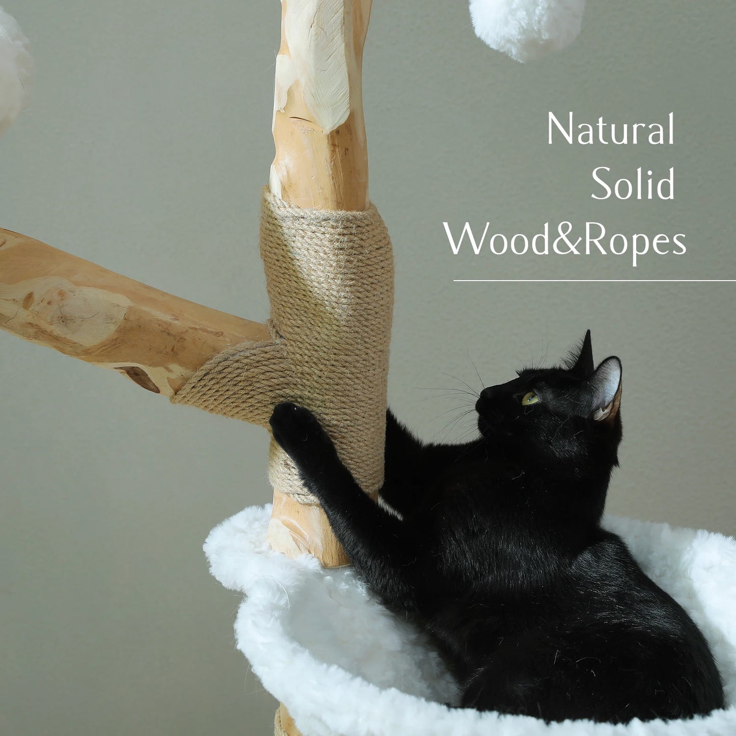 PAWZ Road Large Cat Tree Tower With Sisal Post Basket
