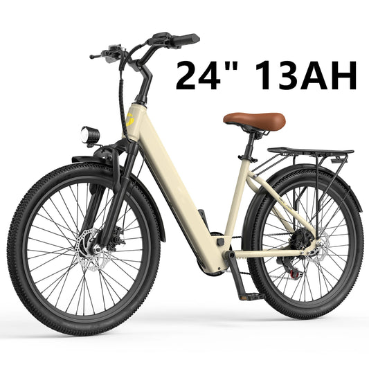 Adults Electric Mountain Bike 36V 500W Powerful Commuter 21 Speed