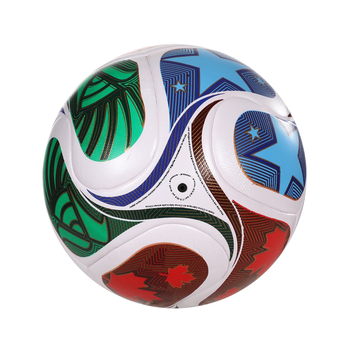 LISM PU Leather Seamless Soccer Ball for Training and Match