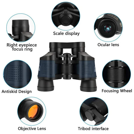 Tensdarcam 8x35 Portable Binoculars for Outdoor Hunting and Bird Watching
