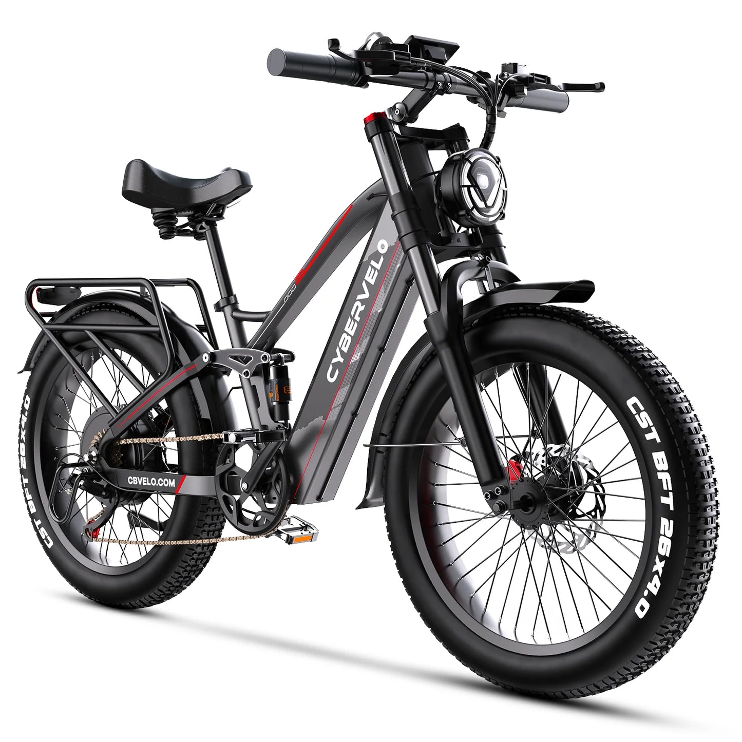 CYBERVELO 5000W Off Road Electric Bike 100 Mile Range