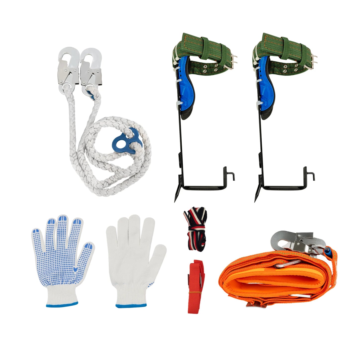 Tree Climbing Gear Set 220LB Capacity Professional Ascension Equipment Fruit Picking Logging Rescue Hunting Rock Climbing