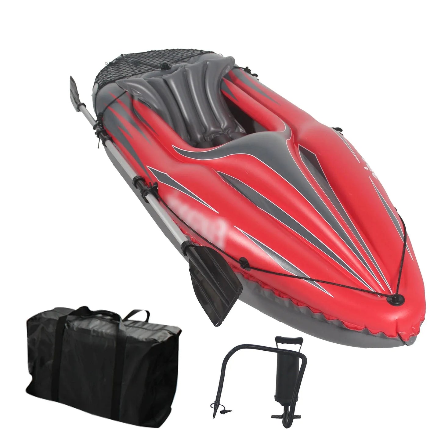 HHSJZWCY Inflatable One-Person Kayak Fishing Boat For Lakes And Rivers
